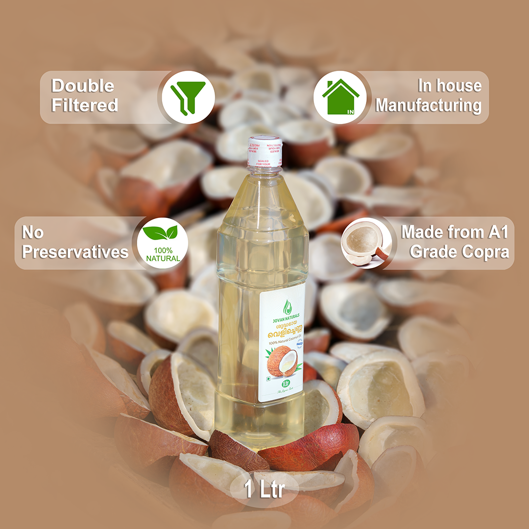 100% Natural Cold Pressed Coconut Oil