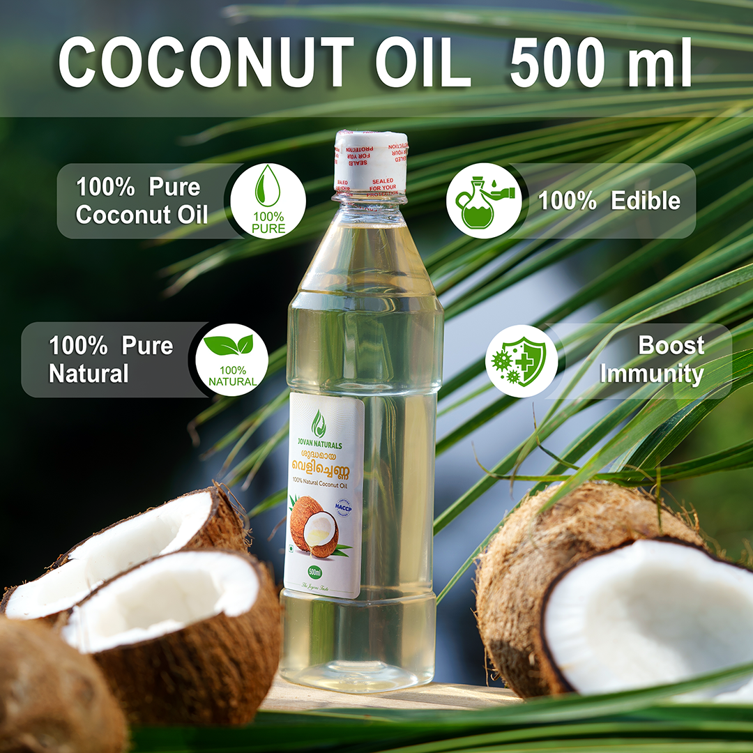 100% Natural Cold Pressed Coconut Oil